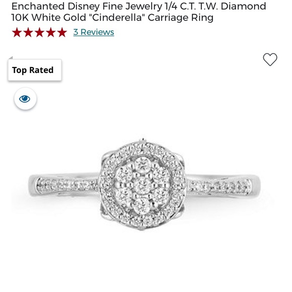 Disney enchanted Cinderella carriage ring. - Picture 2 of 6